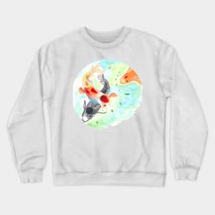 Koi fish River Crewneck Sweatshirt